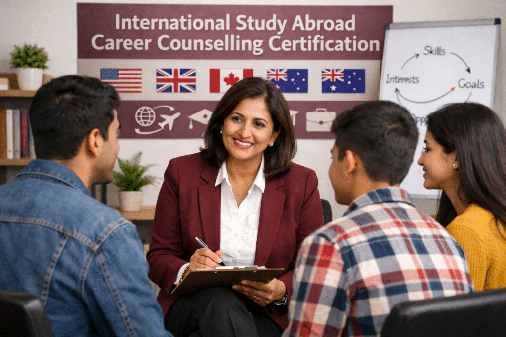 International Study Abroad Career Counselling Certification India | Dubai | Saudi Arabia | Thailand | Malaysia | Singapore | Indonesia